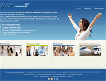 Tablet Screenshot of fgp-assurances.com